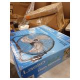 Lasko 20" Max Performance High Velocity Floor Fan with Wall Mount Option and 3 Speeds, 2264QM, Black