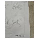 ergonomic keeling chair Adjustable stool black