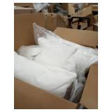 white Square pillows set of 4