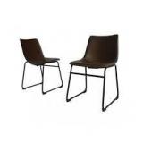 Best Quality Furniture Faux Leather Dining Chair (Set of 2)- Retail:$348.99