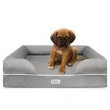 friends forever grey dog bed large