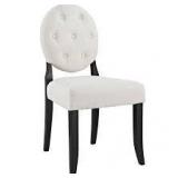 copper grove quince button tufted dining chair modway Beige- Retail:$131.49 1only