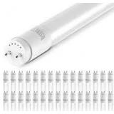 Sunco Lighting 30 Pack 4ft T8 Led Tube 18w=40w Fluorescent Clear Cover 6000k ...