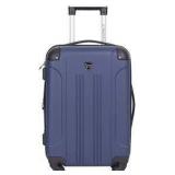 travelers club blue suitcase 1only