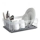 specle dish rack silver