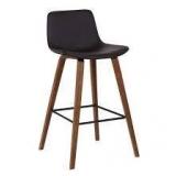 armen living Maddie 26in Barstool brown pu walnut 1only