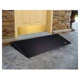rubber entry riser black