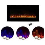 Northwest wall mounted with led fire and ice flame 36in fireplace