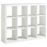 zovota cube storage organizer 12 cubes white