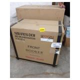 Hooker Furniture 1600-90016-DKW Curata 34 Inch Wide Glass Top Metal One Drawer N top glass broken