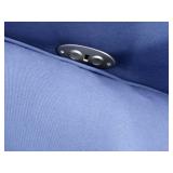 klaussner furniture navy power loveseat works