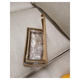 aston global Coralie xl 68wx80hin framless rectangular sliding shower enclosure with fixed panel left brushed gold clear 5 boxes