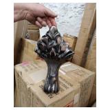 cast iron tub feet set of 4 copper finish