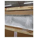 Ian kitchen island top only white marble 37inx5ft