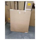 small shapes table top grey elm top surface and hierarchy blue edgeband