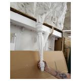 liberty Furniture rectangular leg table Farmhouse white wood