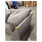 kalussner home furnishings gray sectional couch part only