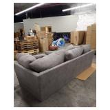kalussner home furnishings gray sectional couch part only