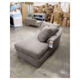 klaussner furniture chaise lounge only sectional pc gray