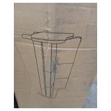 DHP Marbella 3-Seater Sofa Living Room Furniture, Gray Velvet