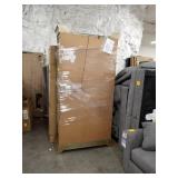 Pulaski furniture port pirie lighted Curio cabinet not broken gold finish