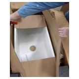 sinkology white farmhouse sink