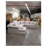 klaussner home furnishings nice sofa sectional set 4pcs