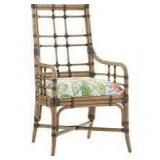 lexington home brands Tommy Bahama home twin palms Rattan Seaview arm chair set of 2