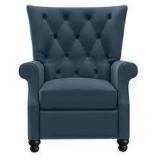 Copper Grove Velvet Push Back Recliner Chair- Retail:$381.49