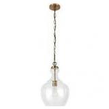 Westford domed glass pendent bronze seed glass