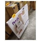 MidWest White Steel Pet Gate, 29"H, fits up to 38" Wide