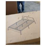 weehom black moderni queen bed frame