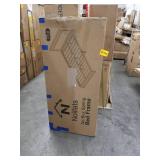 Niclas no box spring bed frame black full