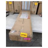 American Art Decor Large Embossed Wood Floating Wall Shelf - Black - 36.25" L x 3" H x 8.6" D- Retail:$99.99