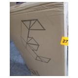 qeelg l shaped desk rustic grey