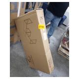 qeelg l shaped desk rustic grey