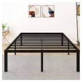 18in bed frame platform king steel