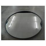 Framed Round Mirror