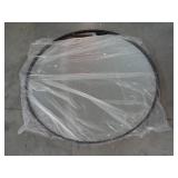 Framed Round Mirror