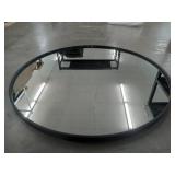 Framed Round Mirror