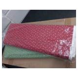 Red & Green Fabric