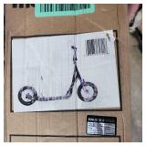 Mongoose Expo Scooter, 12-inch wheels, ages 6 and up, blue, air tires