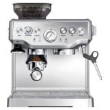 Breville - the Barista Express Espresso Machine with 15 bars of pressure, Milk Frother and intergrated grinder - Stainless Steel