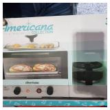 Americana - 3-in-1 XL Breakfast Maker - light blue
