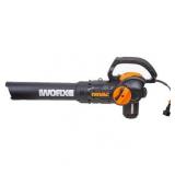 Worx WG512 3 in 1 Trivac 2 Speed Corded Electric Leaf Blower Mulcher Yard Vacuum