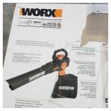 Worx WG512 3 in 1 Trivac 2 Speed Corded Electric Leaf Blower Mulcher Yard Vacuum