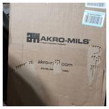 Akro-Mils 10144REDBLK 44-Drawer Hardware & Craft Plastic Cabinet, Red & Black,