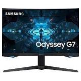Samsung Odyssey 32" (2560 X 1440) Curved Gaming Monitor, Black - Lc32g55tqwnxza