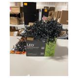 LED Twinkle Cluster Lights 52.5Ft Multi w/ Green Strand Connect End to End - 52.5 Feet Retail:$94.99