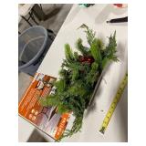 18in Holiday Winter Cedar Pine Table Christmas Arrangement - 18